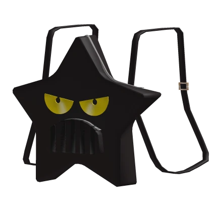 Black Star Plushie Backpack