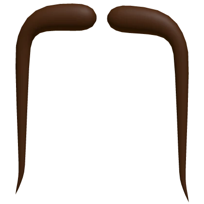 Brown Long Mustache