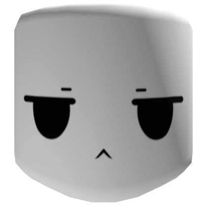 White Simple Bored Face (Woman Head)