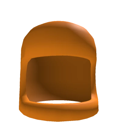 Orange Space Helmet