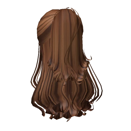 Elegant Half up Hair in Brown with Streaks