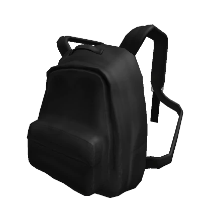 (1.0) Black Canvas Backpack