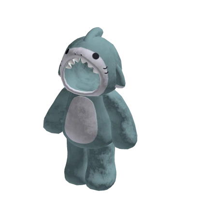 🍀Cute Shark Plushie Onesie (Mint)