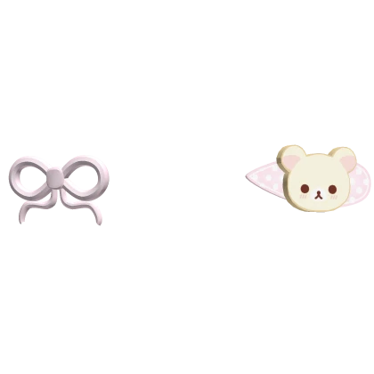 korilakuma : bow & clip ♡