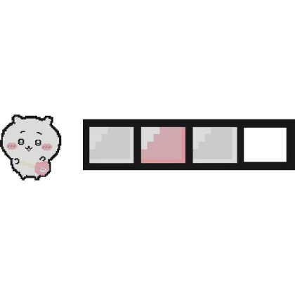 Chiikawa 8-Bit Hp Health Bar