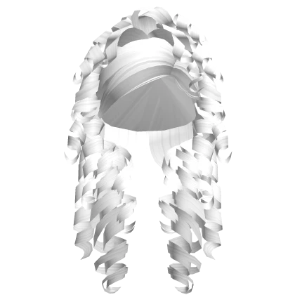 Curly High Ponytail (White)