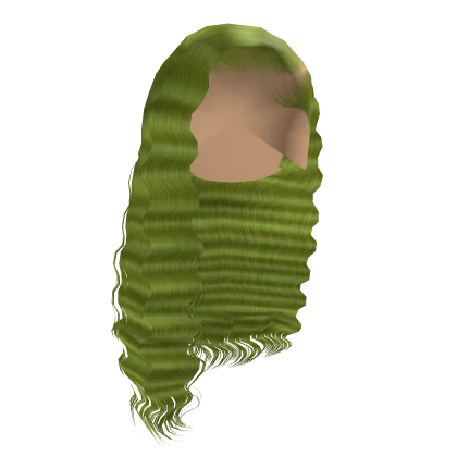 Crimped Side Part [Lime Green]