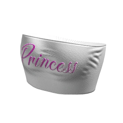 Y2K Princess Tube Top | White & Pink