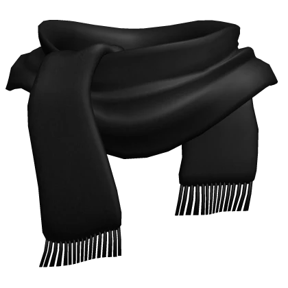High Fashion Cosy Black Scarf