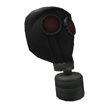 Dark Red Soviet Gas Mask