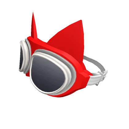 Red Cat Goggles (Hair Fit)