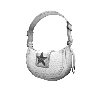 (3.0) Star Cyber Y2K White Bag