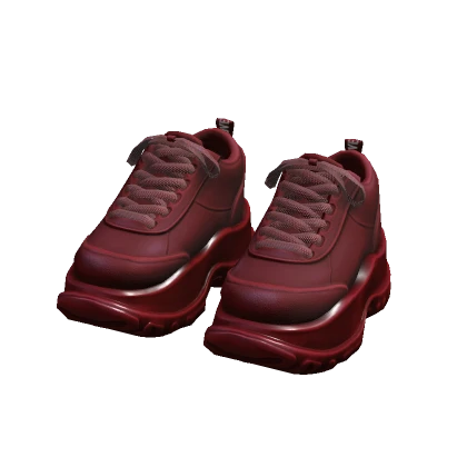 Chunky Sneakers - Red