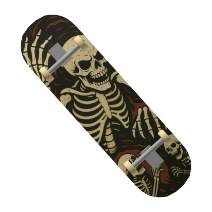 Raging Skeleton Skateboard