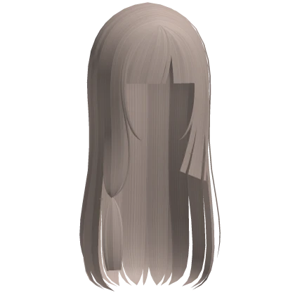 long emo doll hair with little tie in milk brown