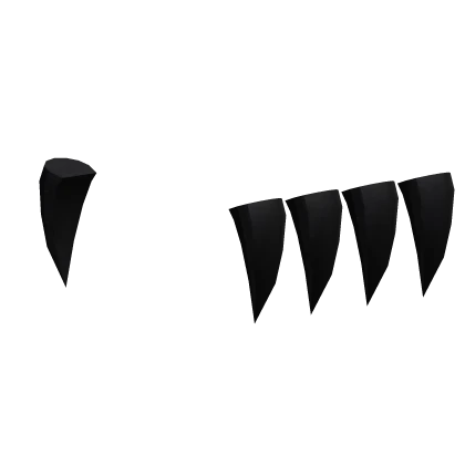 [R6] Left Black Long Claws 1.0
