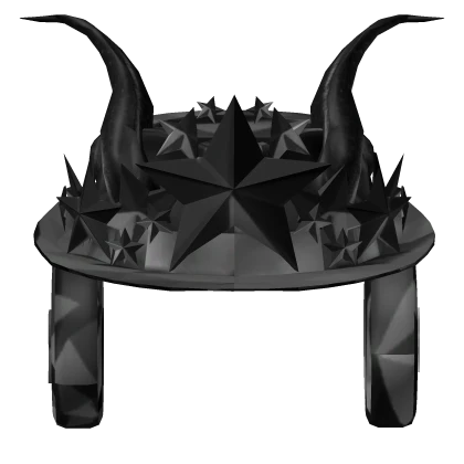 Obsidian Black Sparkle Time Star Hat