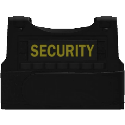 Standard Security Utility vest (Yellow font)