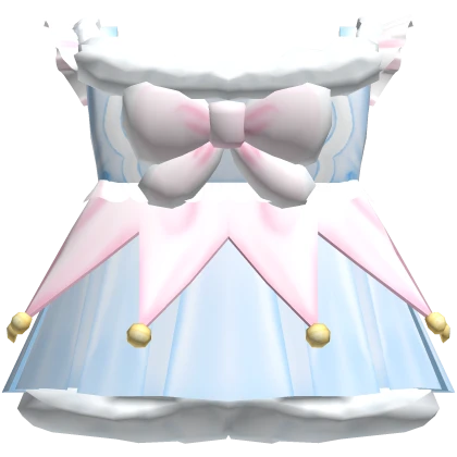 ୨୧ Cutesy christmas pastel blue elf dress