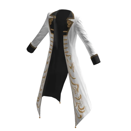 White royal vampire coat 