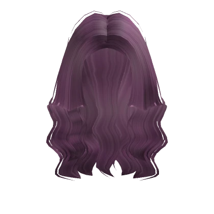 Wavy Over the Shoulder Hair in Purple