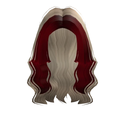 Wavy Over the Shoulder Hair in Blonde and Red