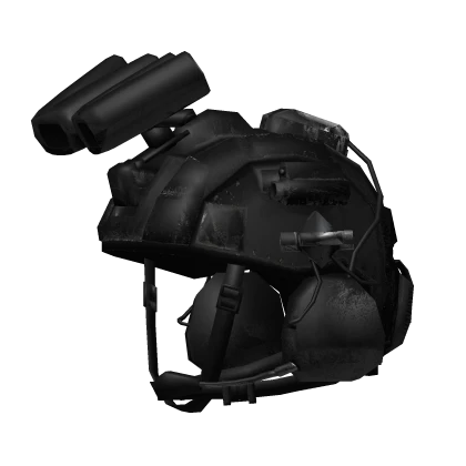 Black Fast Military Helmet Kit