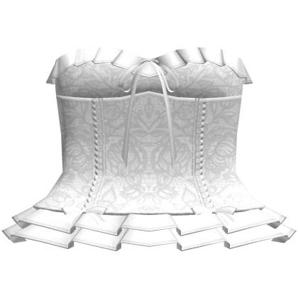 cute ruffled lace dress white 