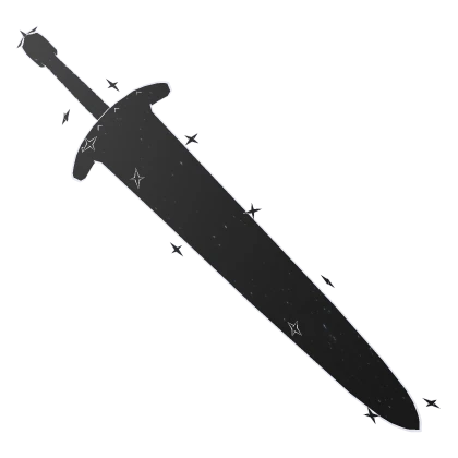 Cartoony Galaxy Great Sword White