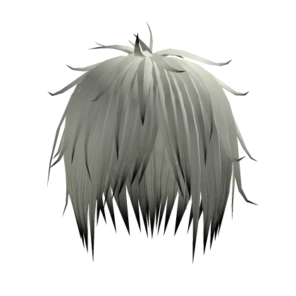 Faded Black Tips Messy Vkei Scene Emo Hair