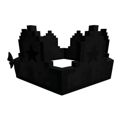 Black Gothic Star 8-Bit Crown [ADD-ON]