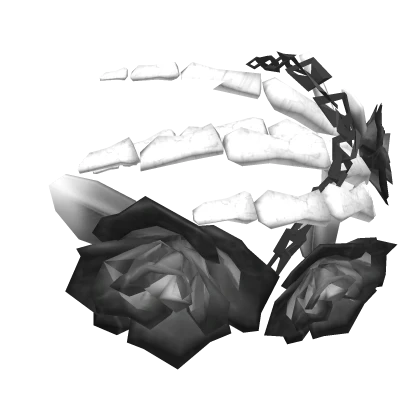 Black Rose Skeleton Hand