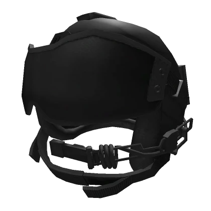 Black Helicopter Pilot Headgear