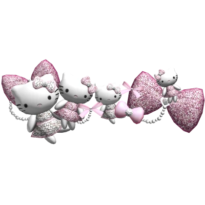 Light Pink Harajuku Kitty Plush Belt Gyaru 3.0