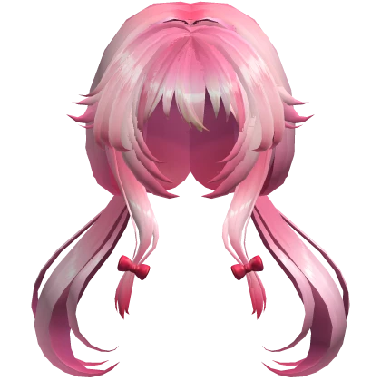 Gasai Yuno Mirai Nikki Pink Twintails Hair Yandere