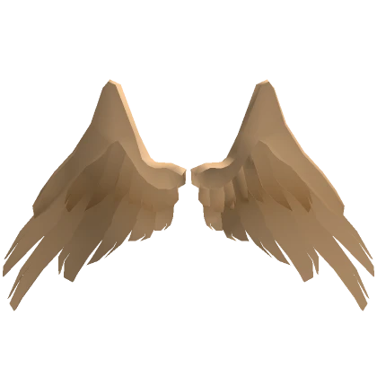 Oversized Angel Wings Gold