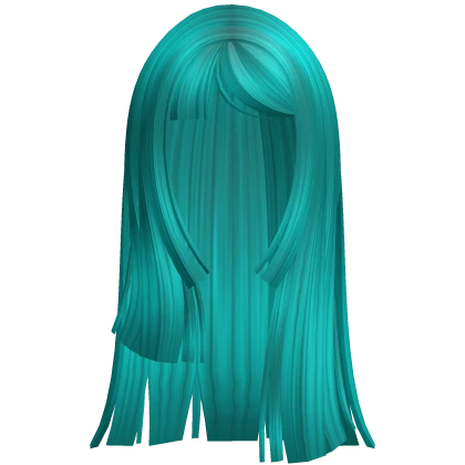 Long Layered Hime Cut (Aqua Mermaid)