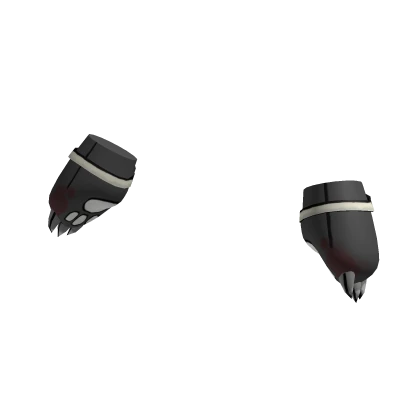 cute bloody teddy bear claws gloves paws