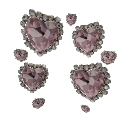 crystal hearts