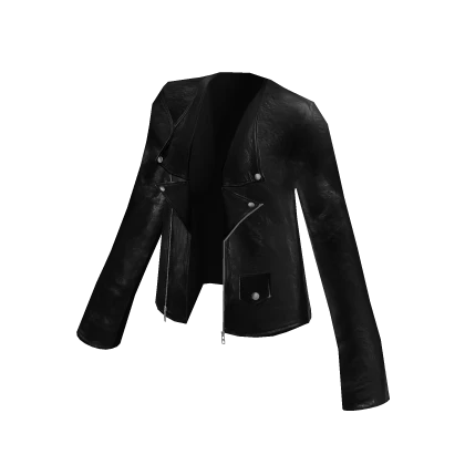 Ann Leather Biker Jacket