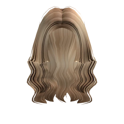 Wavy Over the Shoulder Hair in Blonde with Streaks