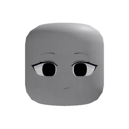 [Recolorable] Chibi Cute Kawaii Bored Anime Face