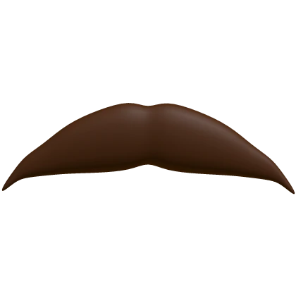 Brown Chevron Mustache
