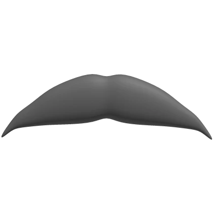 Grey Chevron Mustache