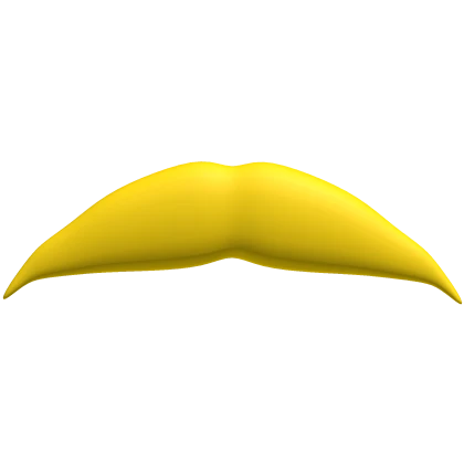 Yellow Chevron Mustache