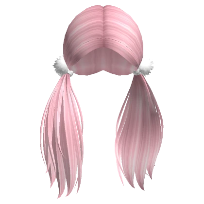 Deluxe Pompom Pigtails in Pink