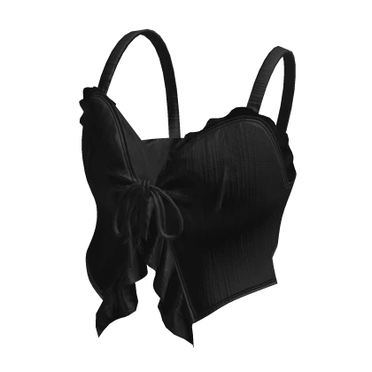 Black Tie Crop Top