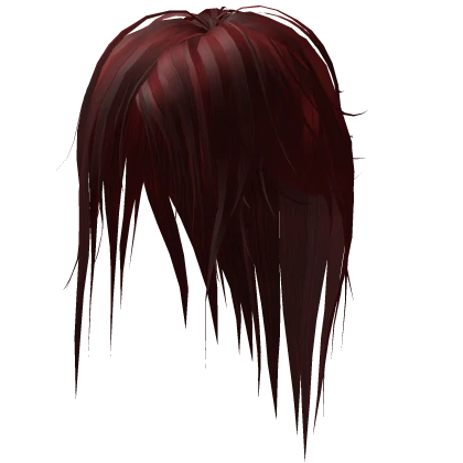 Visual Kei Swept Messy Guitarist's Red Hair