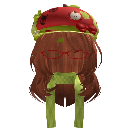 cheap igari mori kei apple scarf & glasses orange