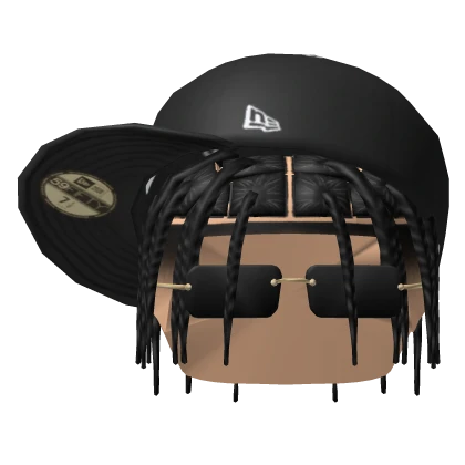 Braids w/ Cap & Cartier Shades